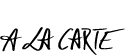 A la Carte: 1 hviezdička